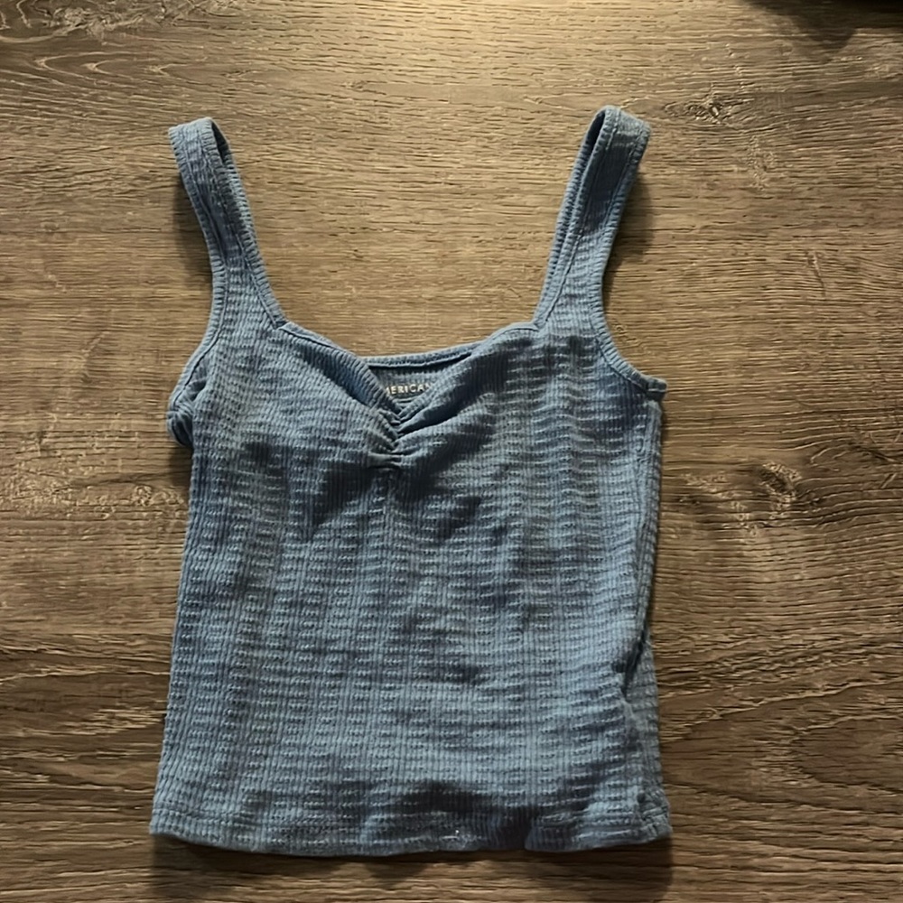 Brand is American Eagle,size is XS women’s,color is blue